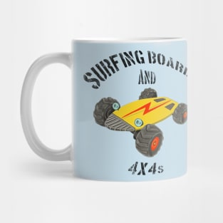 Surfboards and 4x4s Mug